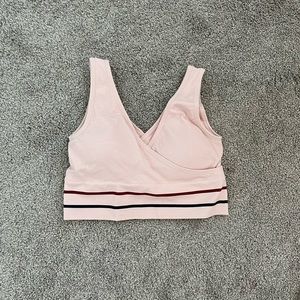Zyia Waffle Stripe Bra